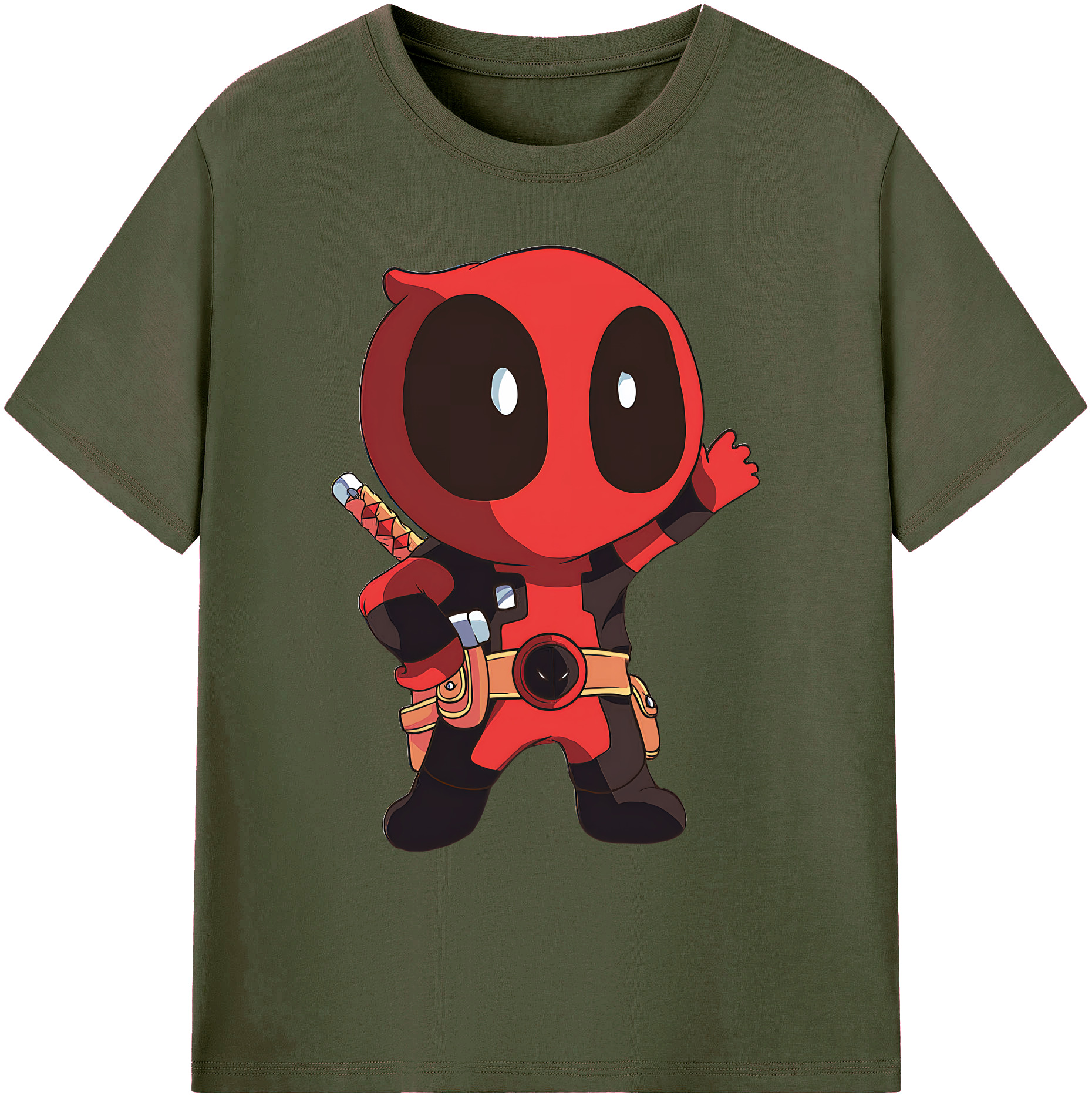 （画像用） Deadpool デッドプール 綿100％ メンズ半袖Tシャツ｜肌触りやわらか＆通気性